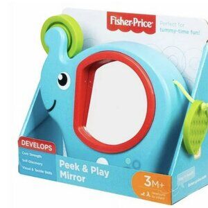 NIB Fisher-Price Aqua Elephant Activity Mirror | Baby Toy | Baby Shower Gift